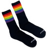 Barcode Berlin Chaussettes noires PRIDE GYM Rainbow